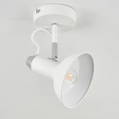 Plafonnier Vouzy Blanc, 1 lumière