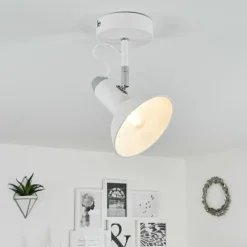 Plafonnier Vouzy Blanc, 1 lumière