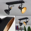 Plafonnier Vouzy Noir, 2 lumières