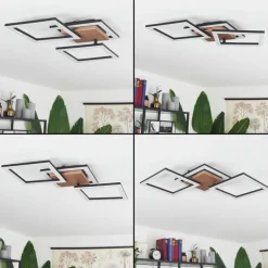 Plafonnier Walschbronn LED Écru, 1 lumière