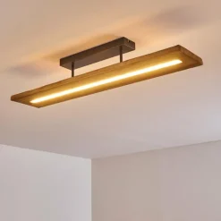 Plafonnier Adak LED Gris, 1 lumière