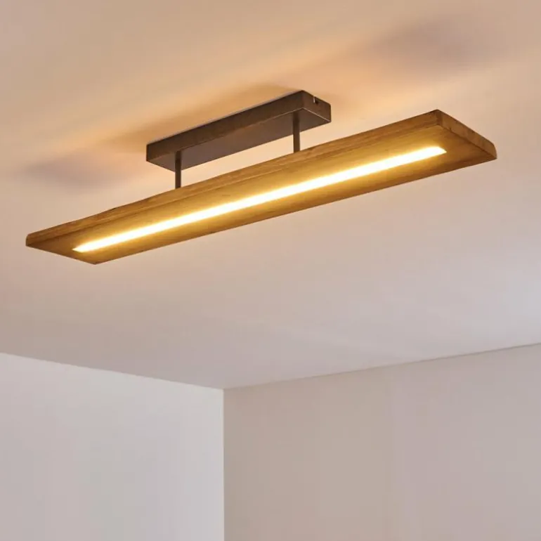 Plafonnier Adak LED Gris, 1 lumière