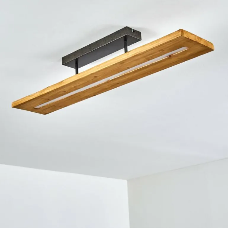 Plafonnier Adak LED Gris, 1 lumière