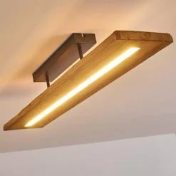 Plafonnier Adak LED Gris, 1 lumière