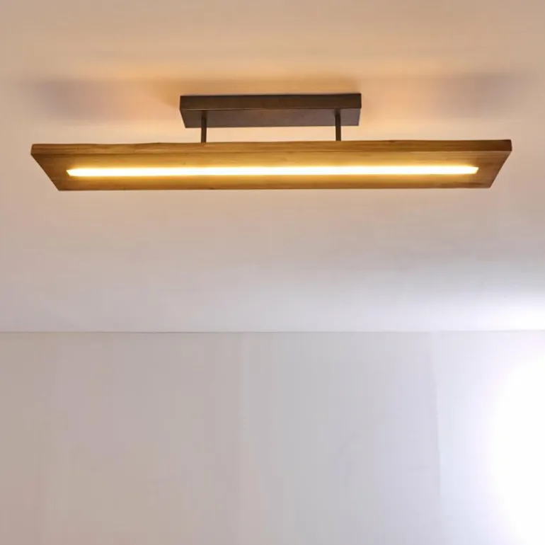 Plafonnier Adak LED Gris, 1 lumière