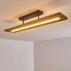 Plafonnier Adak LED Gris, 1 lumière