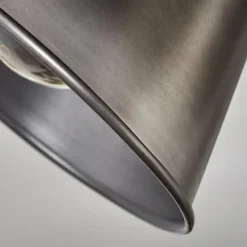 Plafonnier Aduard Bois foncé, Noir, 4 lumières