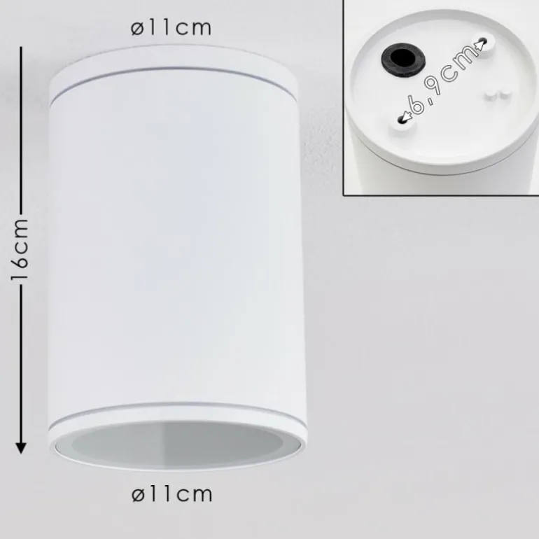 Plafonnier Agua Blanc, 1 lumière