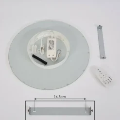 Plafonnier Ailik LED Blanc, 1 lumière, Télécommandes