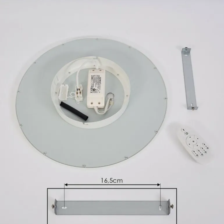 Plafonnier Ailik LED Blanc, 1 lumière, Télécommandes