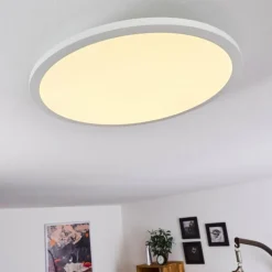 Plafonnier Ailik LED Blanc, 1 lumière, Télécommandes