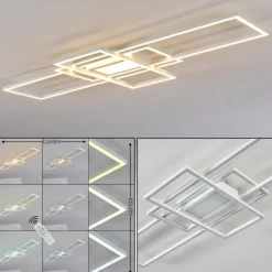 Plafonnier Alsterbro LED Blanc, 1 lumière, Télécommandes