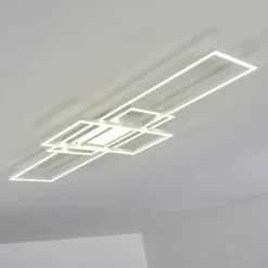 Plafonnier Alsterbro LED Blanc, 1 lumière, Télécommandes