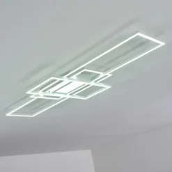 Plafonnier Alsterbro LED Blanc, 1 lumière, Télécommandes