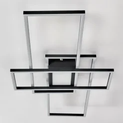 Plafonnier Alsterbro LED Noir, 1 lumière, Télécommandes