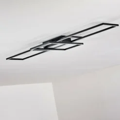 Plafonnier Alsterbro LED Noir, 1 lumière, Télécommandes