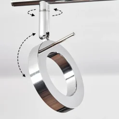 Plafonnier Altamahaw LED Argenté, 3 lumières