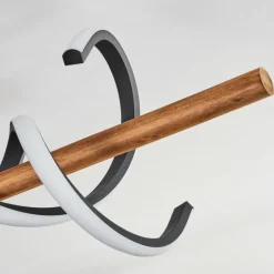 Plafonnier Alvarim LED Écru, Noir, 1 lumière