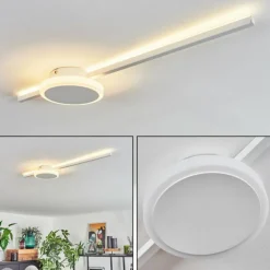 Plafonnier Amdal LED Blanc, 2 lumières
