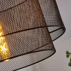 Plafonnier Amsoldingen Noir, 1 lumière