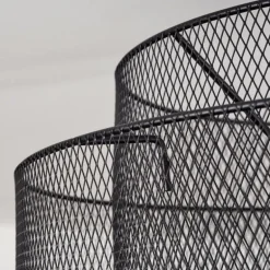 Plafonnier Amsoldingen Noir, 1 lumière