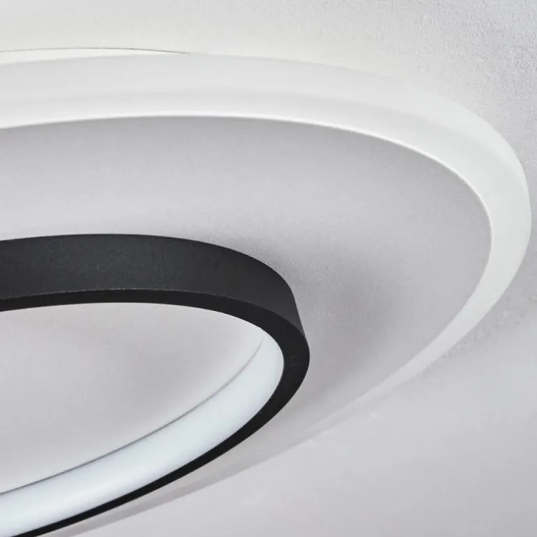 Plafonnier Andelfingen LED Blanc, 1 lumière, Télécommandes