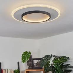 Plafonnier Andelfingen LED Blanc, 1 lumière, Télécommandes