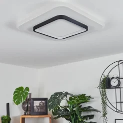 Plafonnier Andelfingen LED Blanc, 1 lumière, Télécommandes