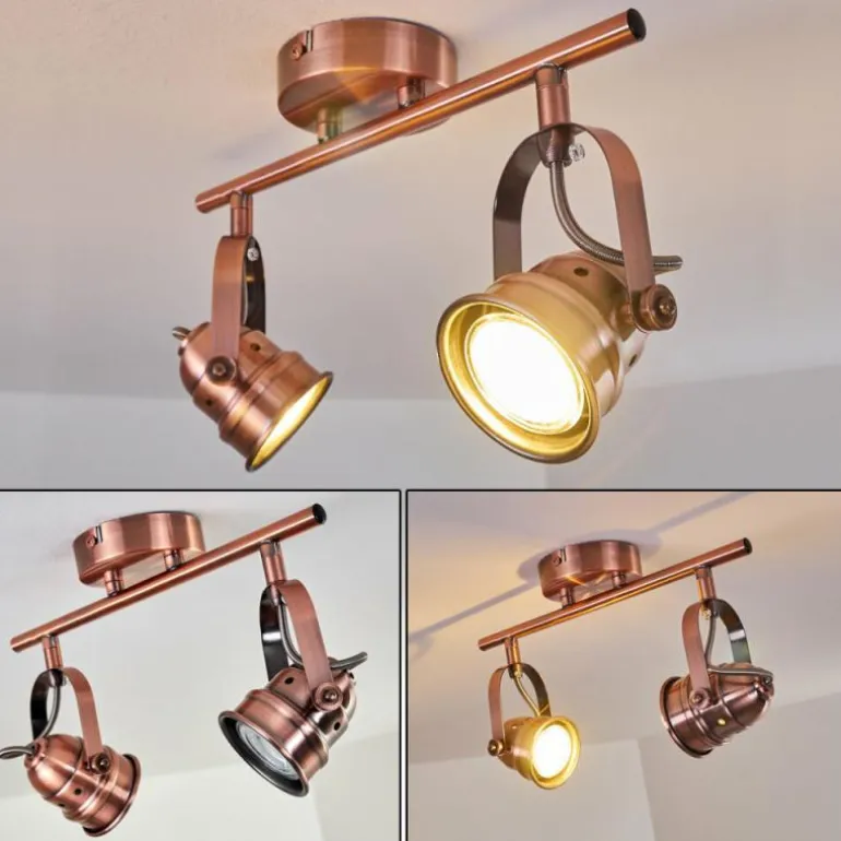 Plafonnier Aniak LED Cuivre, 2 lumières