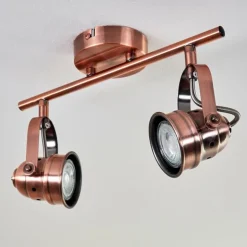 Plafonnier Aniak LED Cuivre, 2 lumières