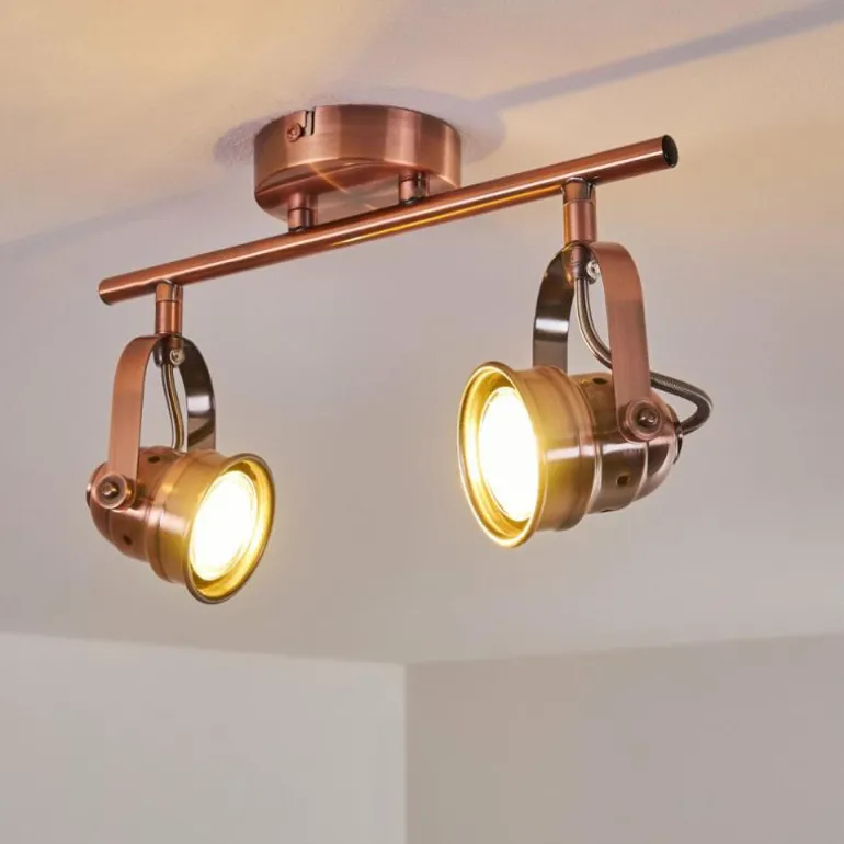 Plafonnier Aniak LED Cuivre, 2 lumières
