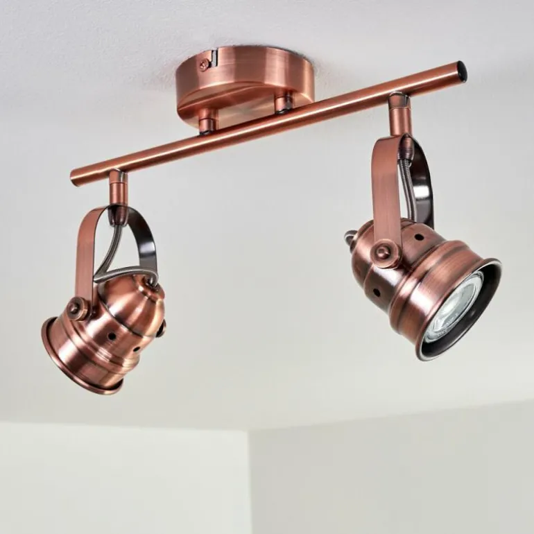 Plafonnier Aniak LED Cuivre, 2 lumières