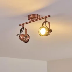 Plafonnier Aniak LED Cuivre, 2 lumières