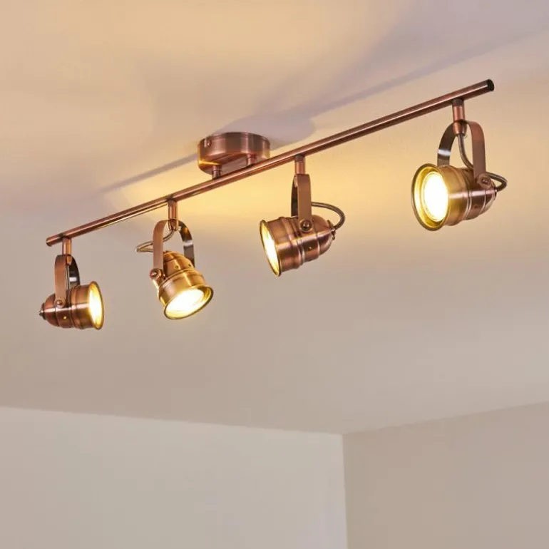 Plafonnier Aniak LED Cuivre, 4 lumières