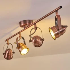 Plafonnier Aniak LED Cuivre, 4 lumières