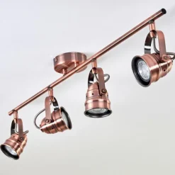 Plafonnier Aniak LED Cuivre, 4 lumières