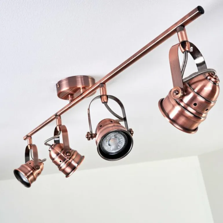 Plafonnier Aniak LED Cuivre, 4 lumières