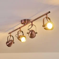 Plafonnier Aniak LED Cuivre, 4 lumières