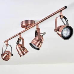 Plafonnier Aniak LED Cuivre, 4 lumières