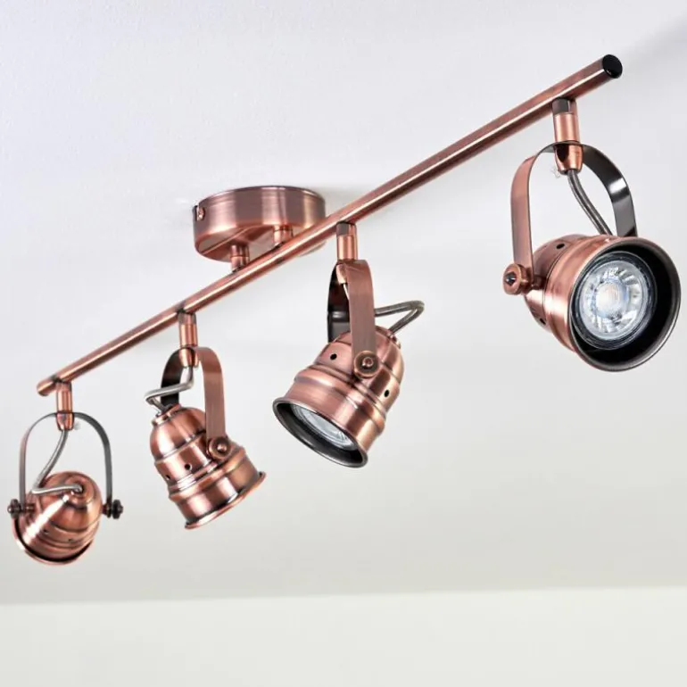 Plafonnier Aniak LED Cuivre, 4 lumières