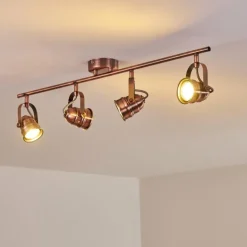 Plafonnier Aniak LED Cuivre, 4 lumières