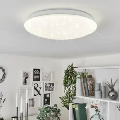 Plafonnier Antigo Blanc, 1 lumière