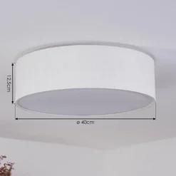 Plafonnier Antillo Blanc, 3 lumières