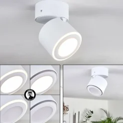 Plafonnier Appleton LED Blanc, 1 lumière