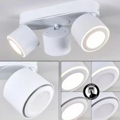 Plafonnier Appleton LED Blanc, 3 lumières
