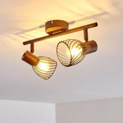 Plafonnier Arjen Rouille, 2 lumières