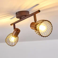 Plafonnier Arjen Rouille, 2 lumières