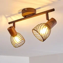 Plafonnier Arjen Rouille, 2 lumières