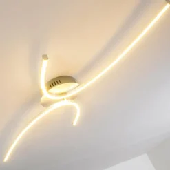 Plafonnier Askim LED Argenté, 1 lumière