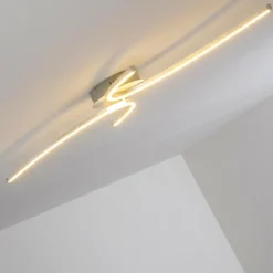 Plafonnier Askim LED Argenté, 1 lumière